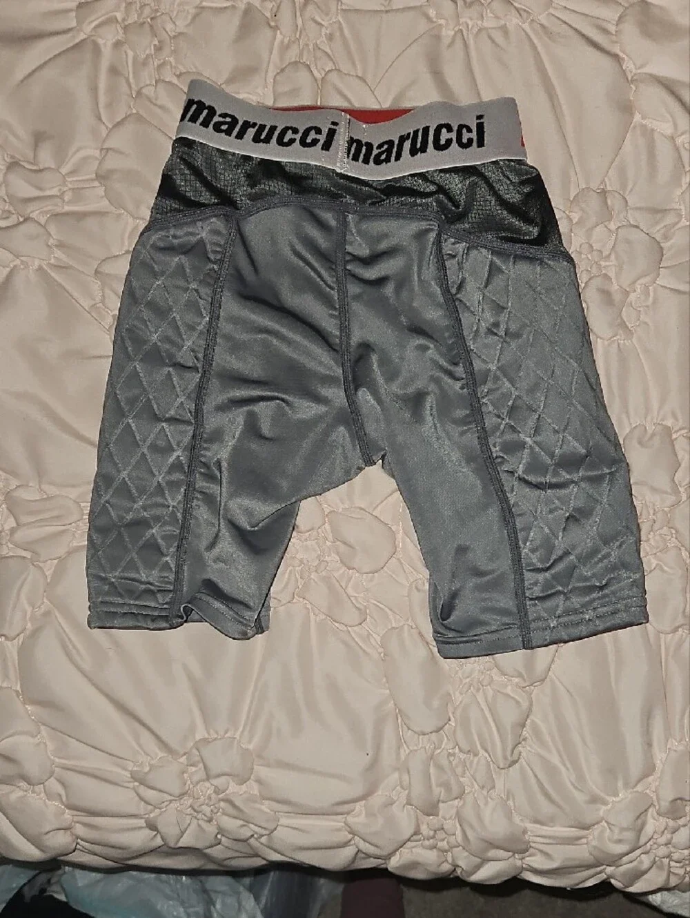 Marucci Kids Gray Padded Baseball Sliding Shorts